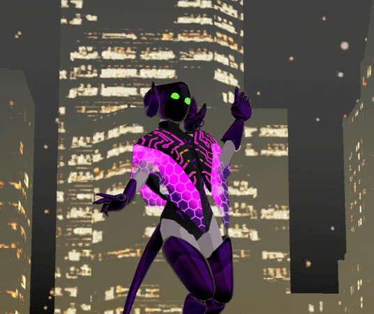 Cyborg avatar with audiolink Cyborg avatar with audiolink